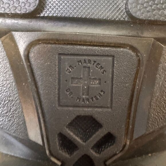 Dr. Martens Zebzag Mule II Sandals Black Suede Slip-On Chunky Sole Women’s US 7 - Picture 5 of 8